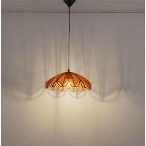 Lustra suspendata stil natural ratan natur FLARE - Img 8