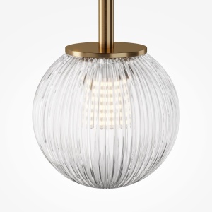 Lustra suspendata tavan baie, IP44 Glace bronz - Img 3
