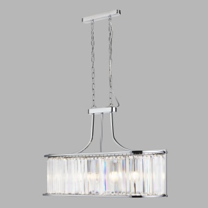 Lustra traditionala stil clasic Victoria oval crom 8095-5CC SRT 43662 universul-luminii.ro