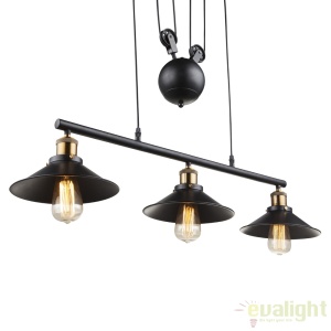 Lustra VINTAGE design deosebit cu inaltime reglabila LENIUS III 15053-3 GL 182492 universul-luminii.ro
