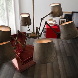 Lustra Vintage, Industrial Style cu 6 brate articulate, Reporter 271.04.OF 172882 universul-luminii.ro