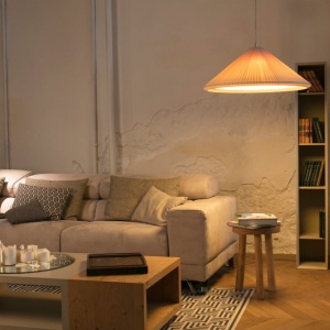 Lustra XXL suspendata design decorativ SAIGON IN 70cm Ivory white 122742 universul-luminii.ro
