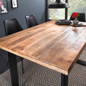 Masa design industrial Iron Craft 120cm Mango - Img 3