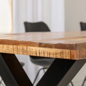 Masa design industrial Iron Craft X II 240cm Mango A-6540057 VC - Img 7