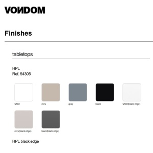 Masa design modern premium FAZ WOOD, 90x90cm - Img 8