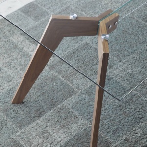 Masa dining design deosebit Walnut Wood, 160x95cm AC-W1008DT - Img 6