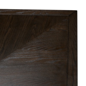 Masa dining design LUX Rexton 150x150cm, Ebony oak veneer - Img 2