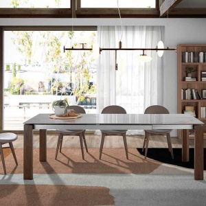 Masa dining extensibila design ultra-modern Ceramic 180-235x90cm - Img 10