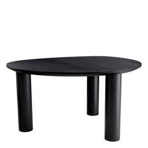 Masa dining moderna design LUX Lombardo negru 149x128cm - Img 4