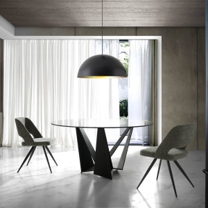 Masa eleganta design modern Ruby, 150cm AC-CT2061R-NEGRO - Img 4