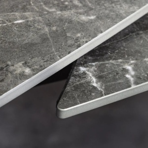 Masa extensibila cu design prin rotire Inception 130-190cm antracit - Img 6