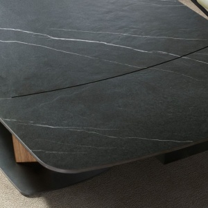 Masa extensibila deosebita design LUX Marble 160-240x100cm - Img 3