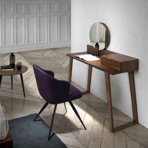 Masa machiaj eleganta, design modern Walnut AC-CP1702-DK - Img 2