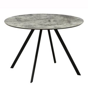 Masa rotunda design gri beton ATELIER 100cm