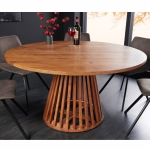 Masa rotunda din lemn de salcam Maison Jade 130cm