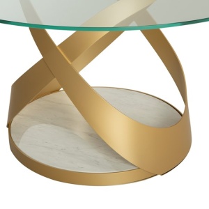 Masa rotunda eleganta design LUX Capri 140cm - Img 2