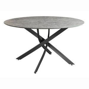 Masa rotunda HELIX 120cm gri beton