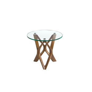 Masuta auxiliara design minimalist Walnut - Img 8