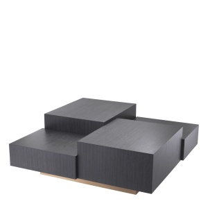 Masuta de cafea design elegant LUX Nerone, gri carbune 113962 HZ - Img 3