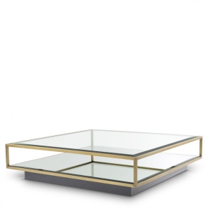 Masuta de cafea design elegant LUX Tortona L, alama 114400 HZ