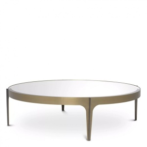 Masuta de cafea design LUX Artemisa L, alama periata 116139 HZ
