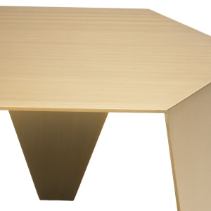 Masuta de cafea design LUX Metro Chic alama periata - Img 4