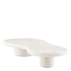 Masuta de cafea design LUX pentru interior si exterior Erato crem - Img 2