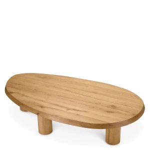 Masuta de cafea din lemn design LUX Prelude, Reclaimed oak - Img 3