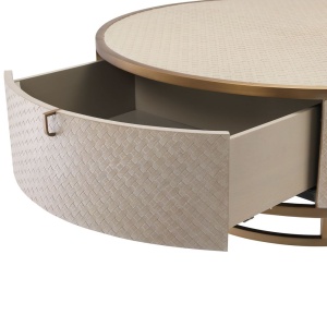 Masuta de cafea moderna design LUX Napa Valley stejar albit 114777 HZ - Img 5