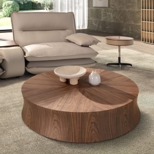 Masuta de cafea rotunda Walnut
