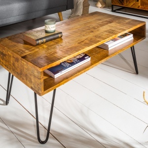 Masuta design industrial vintage Scorpion 100cm, mango natur A-38947 VC - Img 6