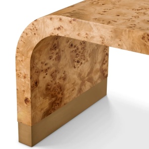Masuta design LUX, Furnir Burl Mappa, Maro, Quinton - Img 8