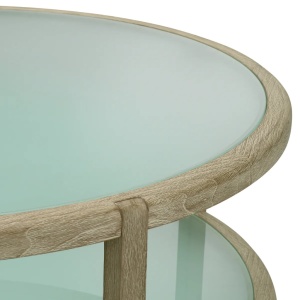 Masuta design LUX pentru Exterior, Lemn, Sticla, Anthony - Img 4