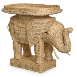 Masuta din ratan design LUX Elephant