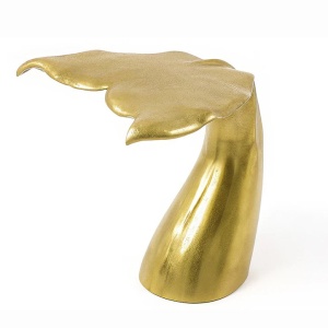 Masuta laterala design unic WILDLIFE WALFLOSSE 60cm auriu