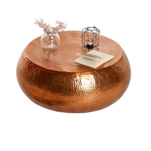 Masuta Living eleganta din metal Optik 80cm cupru A-38395 VC