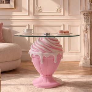 Masuta stil pop art modern SWEET SOCIETY 65cm roz - Img 7