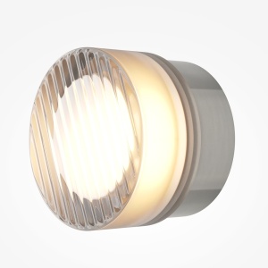 Mini Aplica LED CCT cu striatii diagonale Olo platinum - Img 6