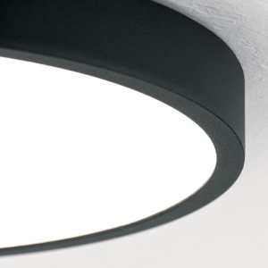 Mini Plafoniera LED design slim BULLY D-14cm negru 155792 universul-luminii.ro