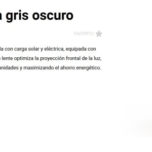 Mini Stalp exterior solar cu senzor de miscare LUMA S gri - Img 4