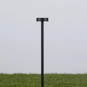 Mini Stalp LED cu tarus, iluminat exterior modern IP65 KIKO negru 24V - Img 2
