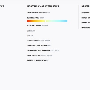 Mini Stalp LED iluminat exterior simetric 360º wide IP65 RUSH 25cm 4000K 218022 universul-luminii.ro
