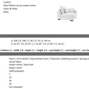 Modul pe colt design LUX Clifford, alb 113974 HZ - Img 10