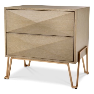 Noptiera design LUX din lemn de mahon Highland 112003 HZ