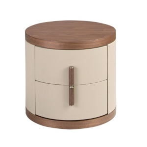 Noptiera design LUX Walnut-Leatherette Mink - Img 3
