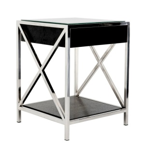 Noptiera moderna Beverly Hills stainless steel 104871 HZ