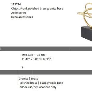 Obiect decorativ design deosebit LUX Frank 113724 HZ - Img 6