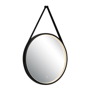 Oglinda baie cu iluminat LED 15W 3000K-4000K IP44 negru - Img 2