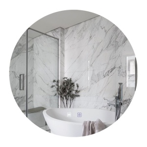 Oglinda baie cu iluminat LED MIRROR 36W 4000K ROUND 80cm