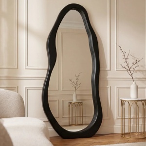 Oglinda de perete cu rama neagra ORGANIC 180cm